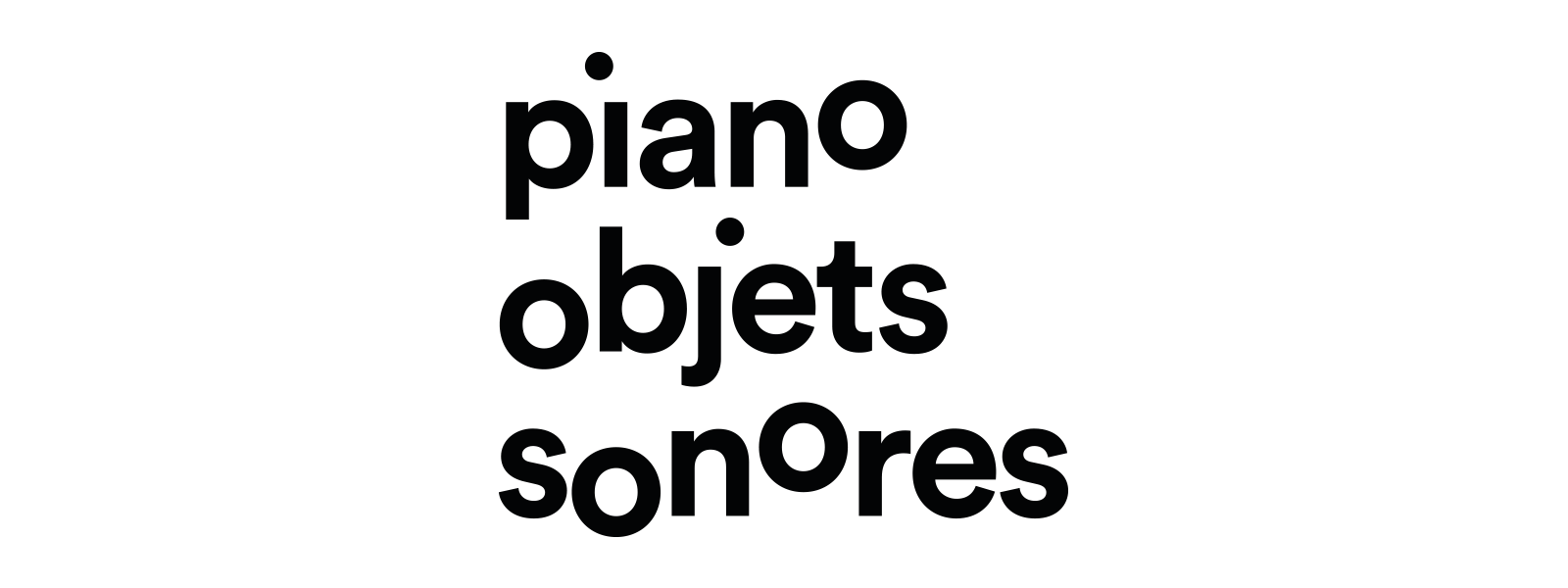 Piano objets sonores logo